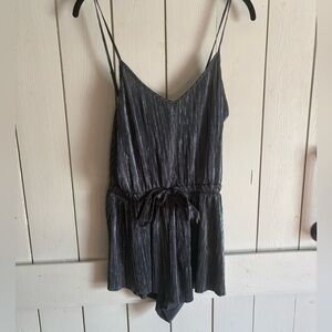 Victoria's Secret Shimmering Gray nightie/ romper